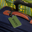 Search for olive green luggage tags Black