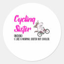 Search for girl on bicycle stickers Cyclist