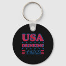 Search for drinking team keychains Patriotic