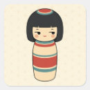 Search for kokeshi stickers Japanese