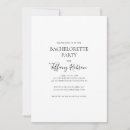 Search for black white bachelorette party invitations Modern bachelorette weekend