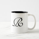 Search for monogram wedding mugs Initial