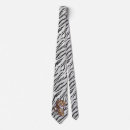 Recherche de tigre blanc cravates Noir et blanc
