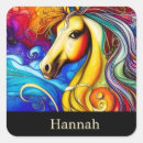 Search for rainbow horse stickers Colorful