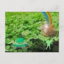 Recherche de trèfles cartes postales Arc en ciel