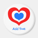 Recherche de graphique de coeur magnets Rouge