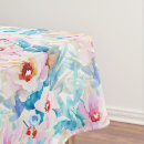 Search for pink watercolor floral tablecloths Pattern