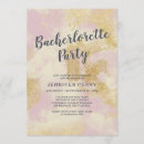 Search for gold glitter bachelorette party invitations Pink