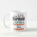 Search for funny bartender mugs Barmaid