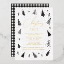 Search for plaid christmas invitations Unique
