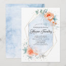 Search for coral birthday invitations Geometric