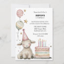 Search for sheep birthday invitations Modern
