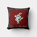 Recherche de lapin blanc coussins Rouge