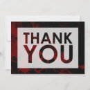 Search for red and black thank you cards Appreciation