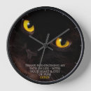 Search for black cat clocks Yellow