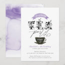 Search for black white and purple invitations Typography