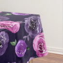 Search for watercolor floral tablecloths Purple