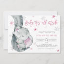 Search for winter baby girl shower invitations Watercolor
