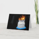 Search for flaming cards Cake