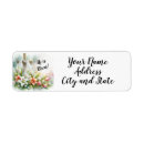 Search for cross return address labels Watercolor