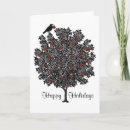 Search for raven christmas cards Bird