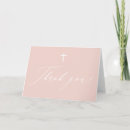 Search for pink white thank you cards Minimalist