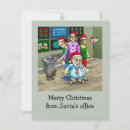 Search for office christmas cards Santa