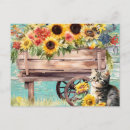 Recherche de chat jaune cartes postales Fleurs
