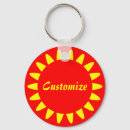 Search for red sun keychains Abstract