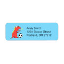 Search for cartoon dinosaur return address labels Animal