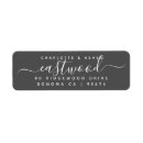 Search for married return address labels Elegant