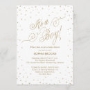 Search for fancy baby shower invitations Gold