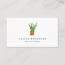 Search for house sitter business cards Botanical