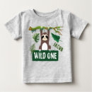 Search for cartoon baby shirts wild one