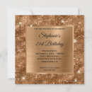 Search for golden 21st birthday invitations Glitter
