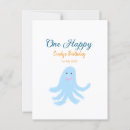 Recherche de poulpe anniversaire cartes Sous la mer
