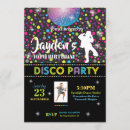 Search for dance birthday invitations Disco birthday party