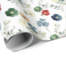 Search for red floral wrapping paper Green