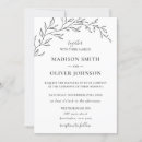 Recherche de monochrome wedding invitations Calligraphie manuscrite