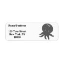 Search for octopus return address labels Marine life