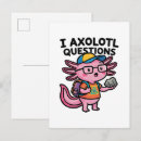 Recherche de salamandres cartes postales Axolotl