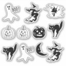Search for flying ghost stickers Spooky
