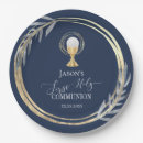 Search for first communion plates Boy