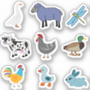 Search for farm stickers Duck