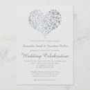 Search for faux silver wedding invitations Formal