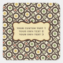 Search for throwing square stickers Yellow