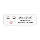Search for gold lips return address labels Glamour