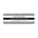 Search for silver wedding return address labels Minimal