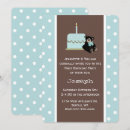 Recherche de pois blanc invitations Bébé garçon