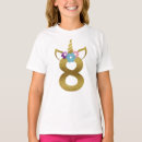 Search for unicorn birthday kids tshirts Glitter